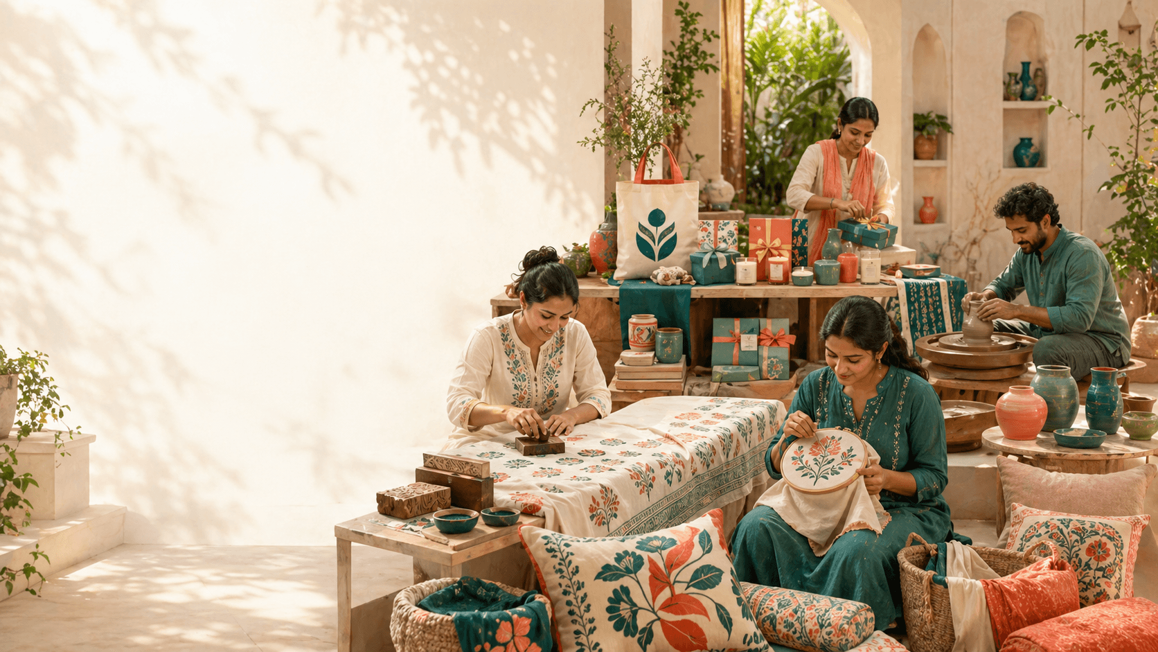Artisan sourcing context for handmade corporate gifts in India